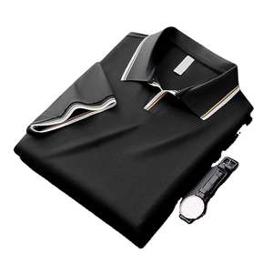 Camisa de tela ancha de manga corta de algodón ajustada para hombre-Diseño de color sólido de verano informal transpirable y duradero - Product Image 6