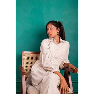 Vanilla Sky 2-Piece Lady's Shorts Coord <b>Set</b> XS/XS Above Knee Length Trendy Short <b>Set</b> Design - Product Image 2