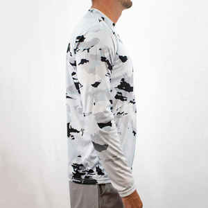 เสื้อตกปลาแขนยาวของผู้ชายเสื้อโพลีเอสเตอร์100% ระบายอากาศได้ดีแห้งเร็ว2025ชุดกีฬากลางแจ้ง UPF 50 - Product Image 2