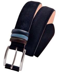 Cinturón de Gamuza Imperial, Textura Regia, Cinturón de Cuero de Gamuza de Resistencia Superior de Divine International - Product Image 2