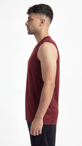 เสื้อบาสเก็ตบอลสีแดงเข้มพรีเมียมสำหรับทีมมืออาชีพ คลับฝึกซ้อม ชุดกีฬาตาข่ายระบายอากาศ - Product Image 4