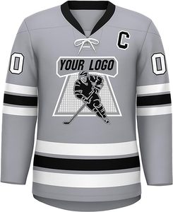 Conception personnalisée Faire personnaliser votre propre équipe Maillots de hockey sur glace Uniformes de hockey sur glace professionnels de haute qualité Maillot personnalisé - Product Image 2