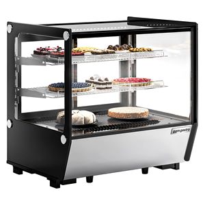 Réfrigérateur de comptoir - 120L - 702mm - Double vitrage - avec 2 étagères réglables - portes coulissantes arrière en verre - Product Image 4