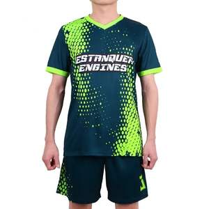 Uniforme de Fútbol Corto de Alta Calidad 100% Poliéster, Ropa Deportiva de Equipo de Alta Calidad, Conjuntos con Corte Automatizado, Incluye Logotipo Personalizado - Servicio OEM - Product Image 4