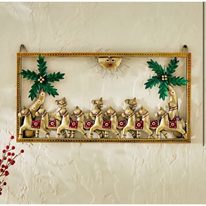 ประติมากรรมม้าเหล็กทำมือจากคอร์ซิกา มิสติก อินเดีย สำหรับตกแต่งบ้าน - Product Image 1