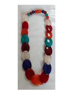 Collar Hecho a Mano con Cuentas de Resina Epoxi, Collar de Moda para Mujer, para Fiestas, Bodas, el Más Vendido, Calidad Sólida - Product Image 1