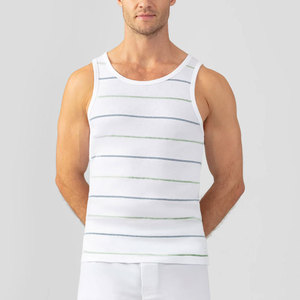 Personnalisable hommes sans manches débardeur tissu respirant oem été ajustement pour gym streetwear marque marque privée vêtements de sport - Product Image 1