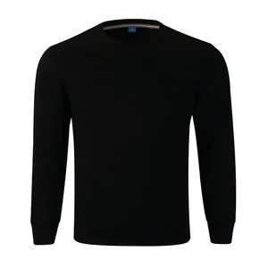 Sweat-shirt épais en éponge française avec logo personnalisé pour hommes, demi-fermeture éclair, conception d'épaule tombante, technique brodée de teinture unie - Product Image 6