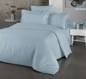 Juegos de Cama de Alta Calidad a Precio Económico para Uso Doméstico, Fundas de Edredón, Fundas de Almohada, Sábanas, Color Personalizado, Fabricante Turco - Product Image 5