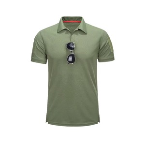 2024 hommes de haute qualité séchage rapide pour Polo solide décontracté Golf Pique équitation broderie personnalisable tricoté tissu - Product Image 1
