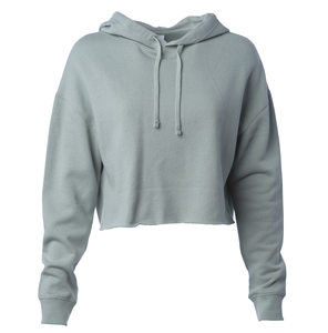 2024 pull personnalisé femmes haut court à capuche couleur rose solide à manches longues haut court à capuche respirant - Product Image 6