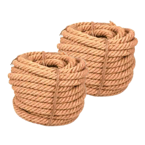 Cuerda de coco de alta resistencia TWINE TWISTED COIR ROPE Cuerda de yute Cuerda de pesca de alta calidad, bajo costo, lista para enviar Cantidad a granel - Product Image 1