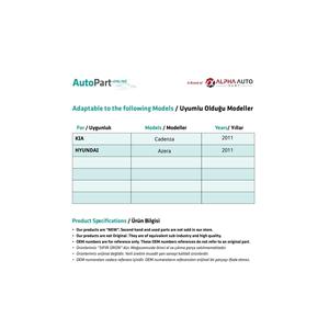 ม่านเกียร์พลาสติกสำหรับ Hyundai Azera - Product Image 4