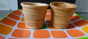 ถ้วยบิสกิตกินได้ รสช็อกโกแลต/วานิลลา ทนความร้อนสูง 90 มล. สำหรับชา กาแฟ วาฟเฟิล สำหรับอาหารเช้าและงานปาร์ตี้ - Product Image 5