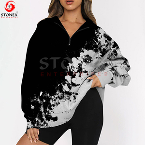 Sudaderas de mujer de algodón 100% de alta calidad, ropa de calle transpirable, diseño para invierno, ropa larga ligera - Product Image 5