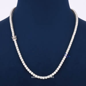 Elite 925 plata esterlina Moissanite diamante tenis collar calidad Superior brillante belleza perfecta para cualquier ocasión - Product Image 1