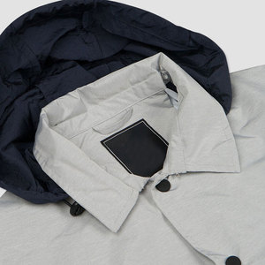 เสื้อโค้ชแจ็กเก็ตสำหรับผู้ชายซักง่ายเสื้อโค้ชแจ็กเก็ตออกแบบใหม่ป้องกันการยับย่นใส่สบายระบายอากาศได้ดีทนทาน - Product Image 4