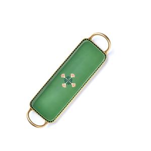 Plateau en fer gaufré fabriqué à la main Offre Spéciale pour décor traditionnel Plateau en métal élégant pour événements plateaux de stockage de restauration - Product Image 1