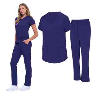 Uniformes de hospital de moda Enfermera Belleza Salón dental Ropa DE TRABAJO Uniforme Clínico Médico Conjuntos Mujeres Doctor Bata quirúrgica - Product Image 3