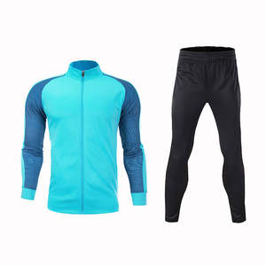 Maillot de football léger à séchage rapide pour hommes, uniforme d'entraînement de football pour adultes avec veste à manches longues pour vêtements de sport - Product Image 2