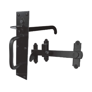 Verrouillage de jardin Noir Suffolk Loquet de porte Serrure à pouce Sécurité Porte Fenêtre Accessoires Loquet Suffolk - Product Image 3