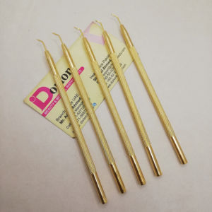 อุปกรณ์ยกขนตาและแยกขนตาสแตนเลสคุณภาพสูง พร้อมบริการติดฉลากส่วนตัว อุปกรณ์ยกขนตาเคลือบทอง - Product Image 1