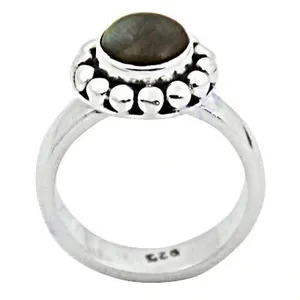 Pendentifs et breloques en argent 925, bague en pierre précieuse noire pour femmes, bijoux pour tous les jours - Product Image 3