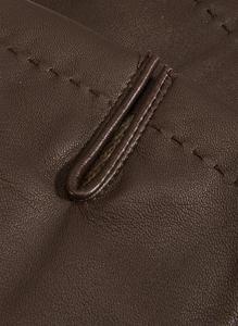 Gants de ski d'hiver en cuir de qualité supérieure avec logo personnalisé Vente en gros de mitaines d'écran tactile à la mode pour hommes et femmes - Product Image 5