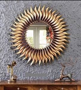 Espejo de pared de madera y metal con diseños únicos, lo mejor para regalar bodas, Bar Mitzvah y decoración de Pascua - Product Image 6