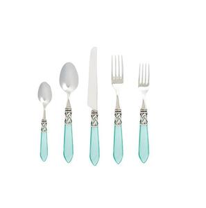 Equipo de catering para bodas y cocina casera, cuchara de servicio de Acabado plateado de lujo con asas de diseñador, juego de cubiertos - Product Image 3