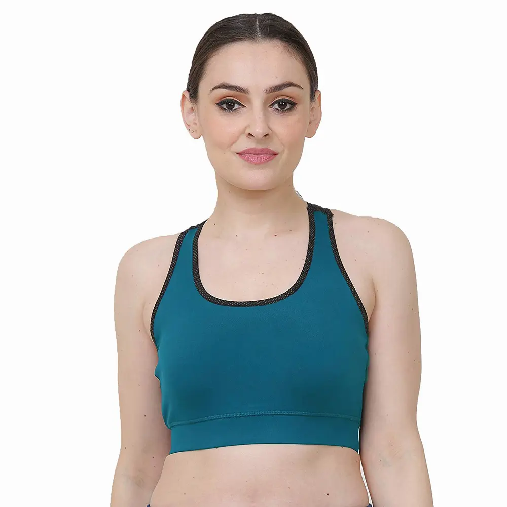 Bra olahraga Yoga wanita, harga murah, Bra Gym wanita, 100% kain poliester, Bra olahraga Yoga penopang tinggi