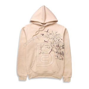 Vente en gros de haute qualité 100% coton 400G HeavyWeight Puff Printing Regular Fit Streetwear Logo personnalisé Sweats à capuche pour hommes - Product Image 1