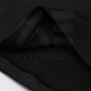 KATBROS Men Rash Guard Full Sleeve Black Red Trim Quick Dry Gym Fitness Shirt - Product Image 4