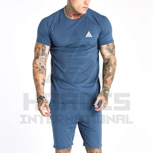 Wholesale Best Quality Customized Men's Summer Cotton <b>Twin</b> <b>Sets</b> New Design Summer Shorts <b>Set</b> for Sale - Product Image 1