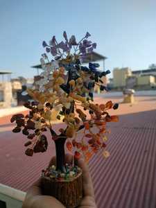 Wholesale Handmade Eco-Friendly Seven Chakra <b>Crystal</b> Tree Life Feng Shui Healing Gemstone <b>Chip</b> Energy Balancing Flower Style - Product Image 5