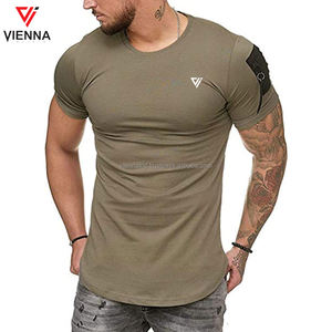 Camisetas de Hombre de Alta Calidad, Corte Ajustado, Poliéster y Algodón, Camiseta Blanca, Camisetas de Compresión para Hombre - Product Image 2