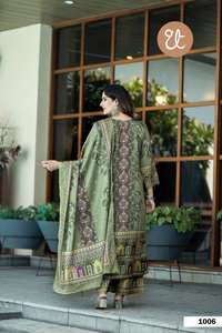 NUEVO KURTI PENT TRADICIONAL PARA FIESTAS CON DUPTTA, TELA DE CHIFÓN SUAVE Y PESADA DE SECADO RÁPIDO CON ESTAMPADO DIGITAL - Product Image 3