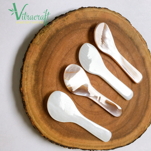 Cuchara cosmética para el cuidado facial Las cucharas son hechas de perlas naturales, sin químicos Caja fuerte para tu piel, regalo genuino - Product Image 6