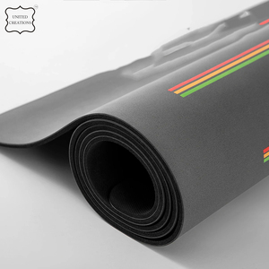 ที่กําหนดเองพิมพ์กันลื่นพับอินทรีย์เป็นมิตรกับสิ่งแวดล้อมน้ําล้างทําความสะอาดได้ยางธรรมชาติเดินทางไมโครไฟเบอร์เสื่อโยคะ - Product Image 4