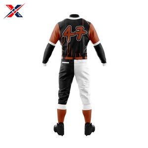 Uniforme de béisbol personalizado para adultos de alta calidad Diseño único Contraste de colores Cómodo Ropa deportiva de talla grande Transpirable Razonable - Product Image 3