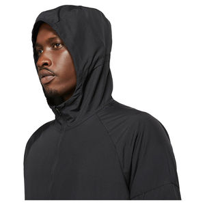 Survêtement coupe-vent léger de couleur personnalisée au meilleur design pour hommes, randonnée en plein air d'automne, décontracté, col à capuche pour hommes - Product Image 3