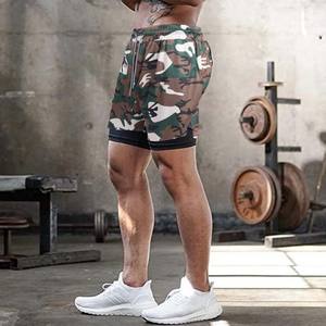 OEM Design personnalisé Vêtements pour hommes Shorts double couche Polyester Coton Shorts d'été taille haute pour hommes à vendre - Product Image 2