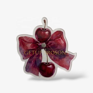 Nouveauté : Tuiles magnétiques en acrylique pour extensions de cils, durables, en forme de cerise, de fleur, d'ovale, de cœur, de papillon, personnalisables - Product Image 1