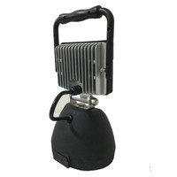 Projecteur portatif 27W 1800 Lumens à faisceau large 4x4, lampe de travail IP65 DC AC rechargeable pour extérieur, chantier, atelier, garage, inspection
