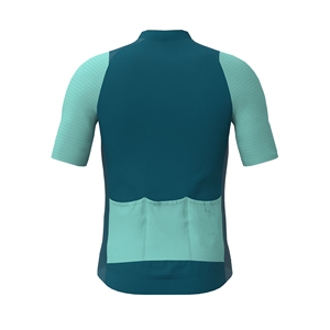 Maillots de cyclisme unisexes avec logo personnalisé Tissu en maille respirante anti-UV évacuant l'humidité, commande en gros pour hommes - Product Image 4