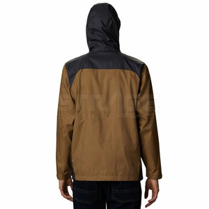 Hot Selling Hooded <b>Canvas</b> Winter Windbreaker <b>Jacket</b> for <b>Men</b> Windproof Eco-Friendly Lightweight with Front Logo - Product Image 2