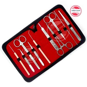 Kit de instrumentos de laboratorio de uso profesional para estudiantes, Kit de instrumentos de laboratorio médico con cuchillas #10 con funda - Product Image 4