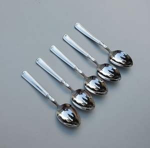 Juego de Cubiertos de Acero Inoxidable Moderno, Ecológico y de Calidad Vintage, Acero Pulido para Cocina o Fiestas, Procedente de la India - Product Image 6