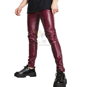 กางเกงวอร์มยุทธวิธีของผู้ชายกางเกงหนังพร้อมเปลวไฟออกแบบได้ตามต้องการ - Product Image 1