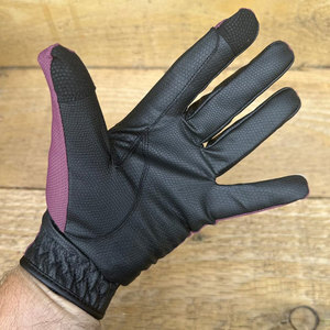 Gants d'équitation pour hommes Meilleur prix Professionnel Meilleure vente Design unique Antidérapant Gant d'équitation à doigts complets en cuir - Product Image 2